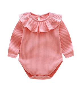 Baby Rompers Knitted Autumn Newborn Jumpsuits Embroidery Flowers Cartoon Girls Clothes Winter Toddler Sweater Children Overall