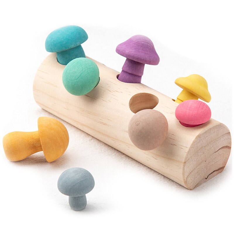 Wooden Rainbow Blocks