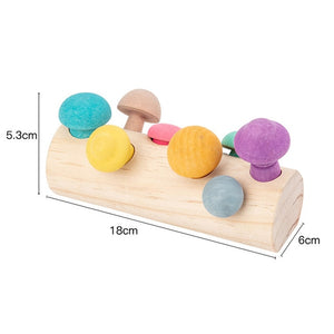 Wooden Rainbow Blocks