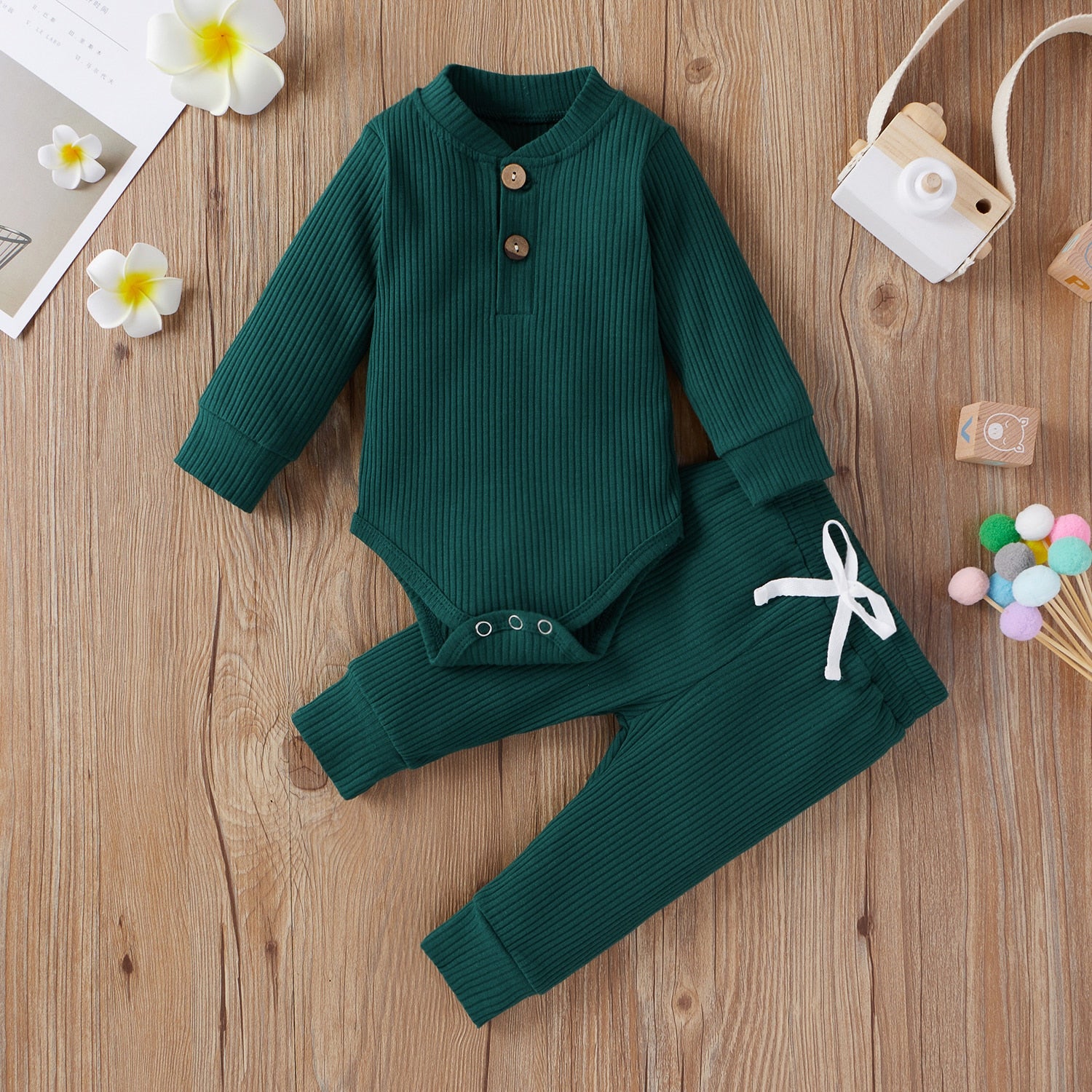 Long Sleeve Romper with Pants