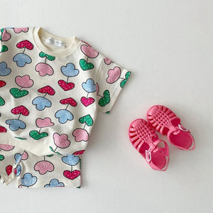 2pcs Set T-Shirt & Shorts