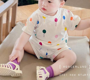 2pcs Set T-Shirt & Shorts