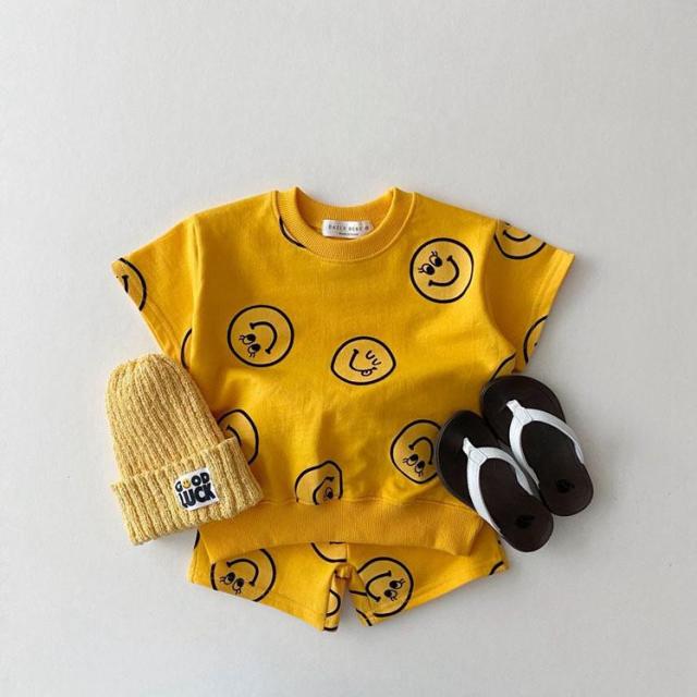 2pcs Set T-Shirt & Shorts