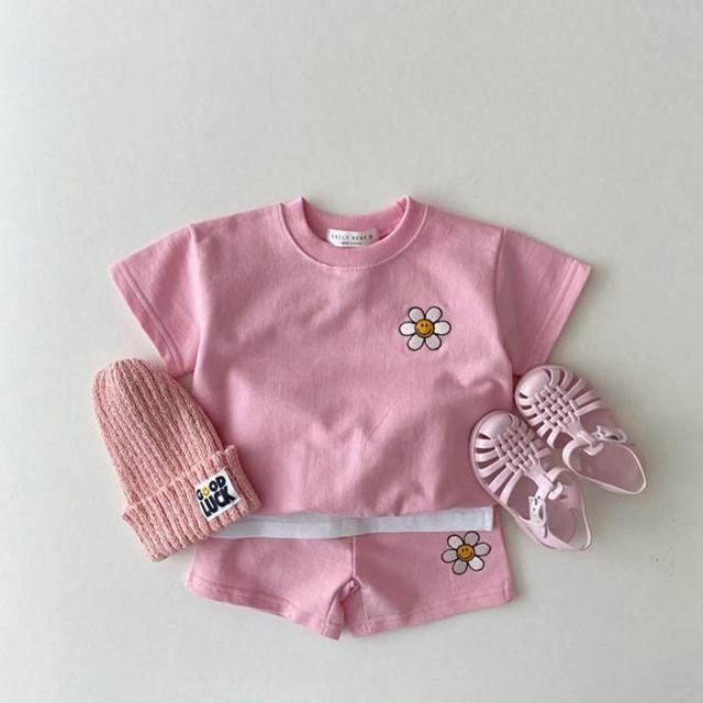 2pcs Set T-Shirt & Shorts